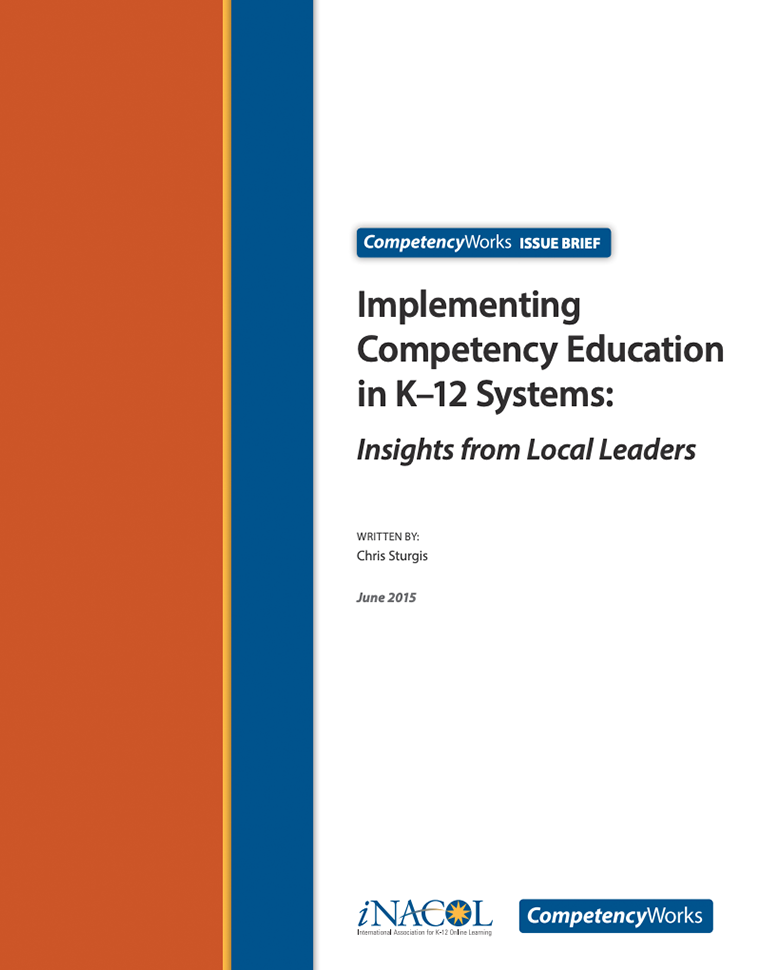 Implementing Competency Education in K–12 Systems NME