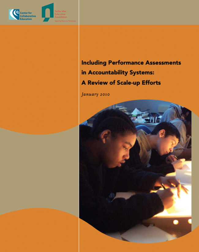 Including Performance Assessments in Accountability Systems Including Performance Assessments in Accountability Systems NME