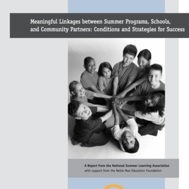 National Summer Learning Associartion Nellie Mae Education Foundation NME