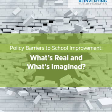 CRPE Reinventing Education Nellie Mae Education Foundation NME