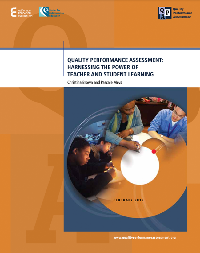 Quality Performance Assessment Quality Performance Assessment NME