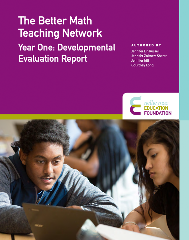 The Better Math Teaching Network Year One Developmental Evaluation NME