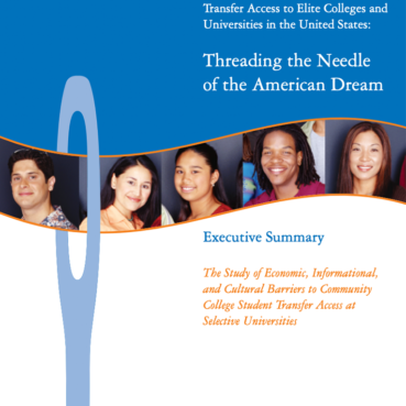 Transfer Access to Elite Colleges and Universities in the United States NME