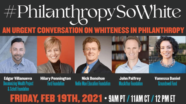 edequitytalks #philanthropysowhite Nellie Mae Education Foundation NME