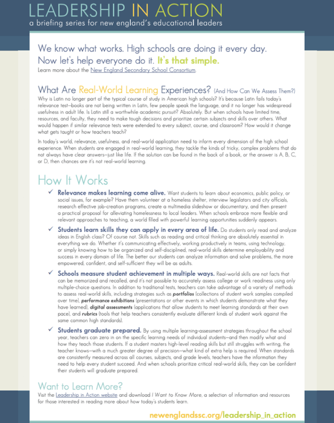 nessc-briefing-real-world-learning-experiences nessc-briefing-real-world-learning-experiences NME