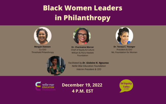 Black Women Leaders in Philanthropy Black Women Leaders in Philanthropy NME